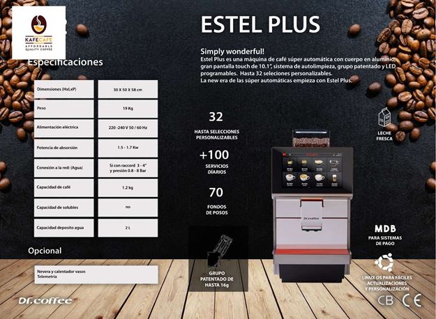 Picture of M12 Super Automatic Estel Plus. MOQ 2000 coffees monthly